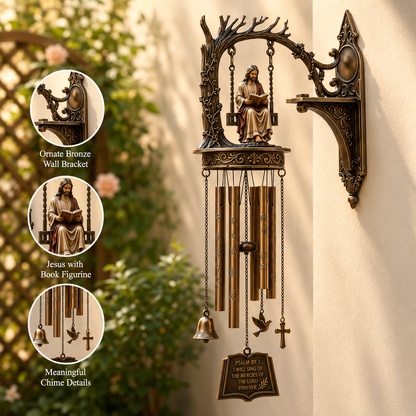 Jesus Reading Wall-Mounted Wind Chime🙏