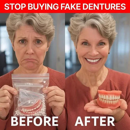 🔥🔥🔥4.8/5 Rated By 8,963+ Customers NEYEROS® Advanced Functional Dentures - Get Your Smile Back With A Secure & Comfortable Fit