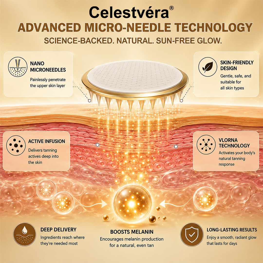 Celestvéra® Sun-Free Glow Tanning Micropatch – vitapurecharm