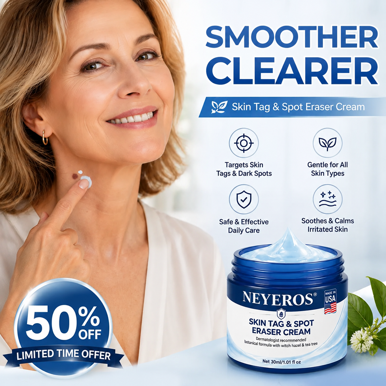NEYEROS® 7-Day Skin Tag & Spot Eraser Cream