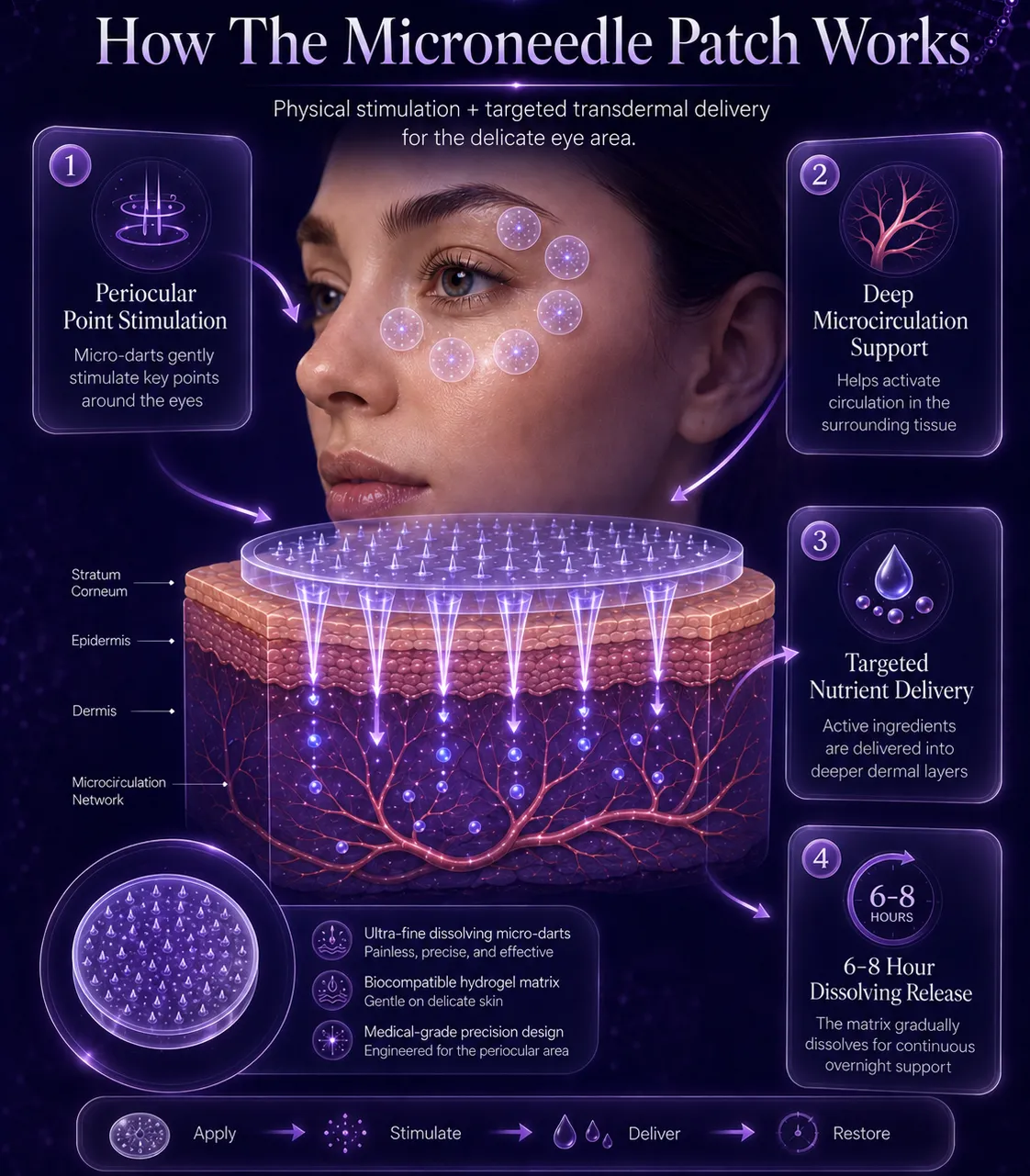 NEYEROS®👀Transdermal Vision-Repair Eye Microneedle Patch