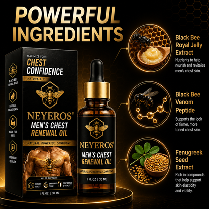NEYEROS® BlackBee Prime Men's Chest Renewal Oil🔥🔥