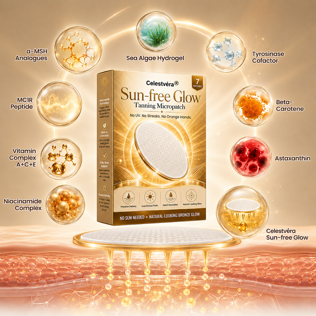Celestvéra® Sun-Free Glow Tanning Micropatch – vitapurecharm