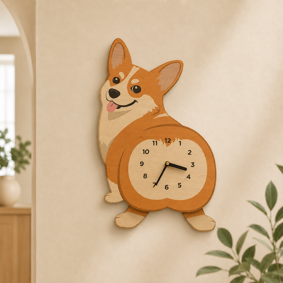 Ginger Corgi – Rear View