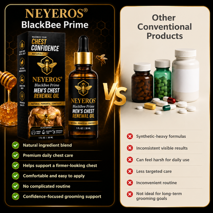 NEYEROS® BlackBee Prime Men's Chest Renewal Oil🔥🔥