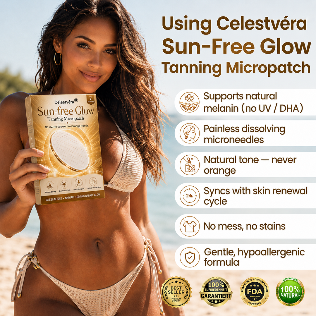 Celestvéra® Sun-Free Glow Tanning Micropatch – vitapurecharm