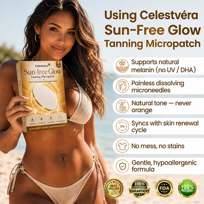 Celestvéra® Sun-Free Glow Tanning Micropatch – vitapurecharm