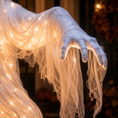 👻Swirling Ghost Pumpkin Yard Lamp🎃Free shipping