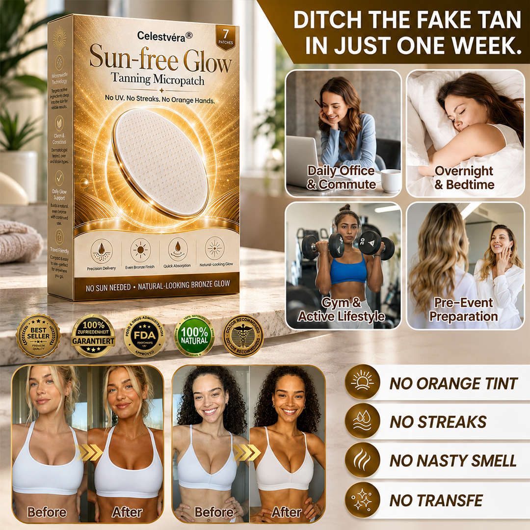 Celestvéra® Sun-Free Glow Tanning Micropatch – vitapurecharm