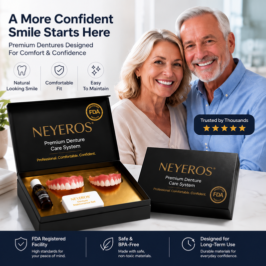 🔥🔥🔥4.8/5 Rated By 8,963+ Customers NEYEROS® Advanced Functional Dentures - Get Your Smile Back With A Secure & Comfortable Fit
