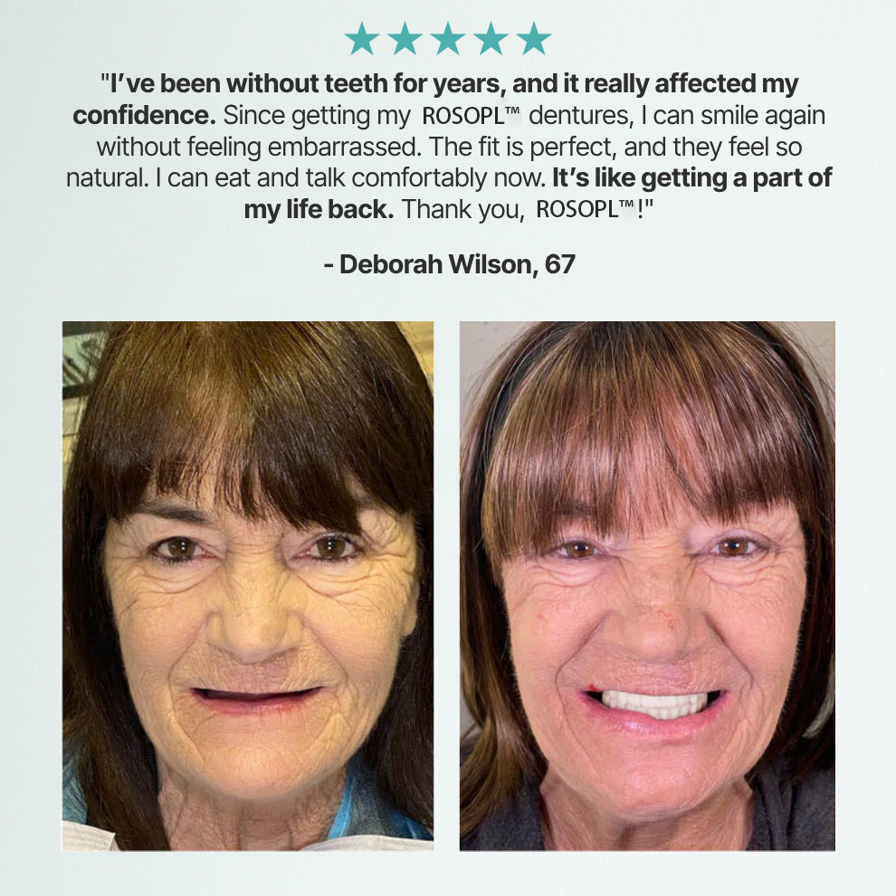 🔥🔥🔥4.8/5 Rated By 8,963+ Customers NEYEROS® Advanced Functional Dentures - Get Your Smile Back With A Secure & Comfortable Fit