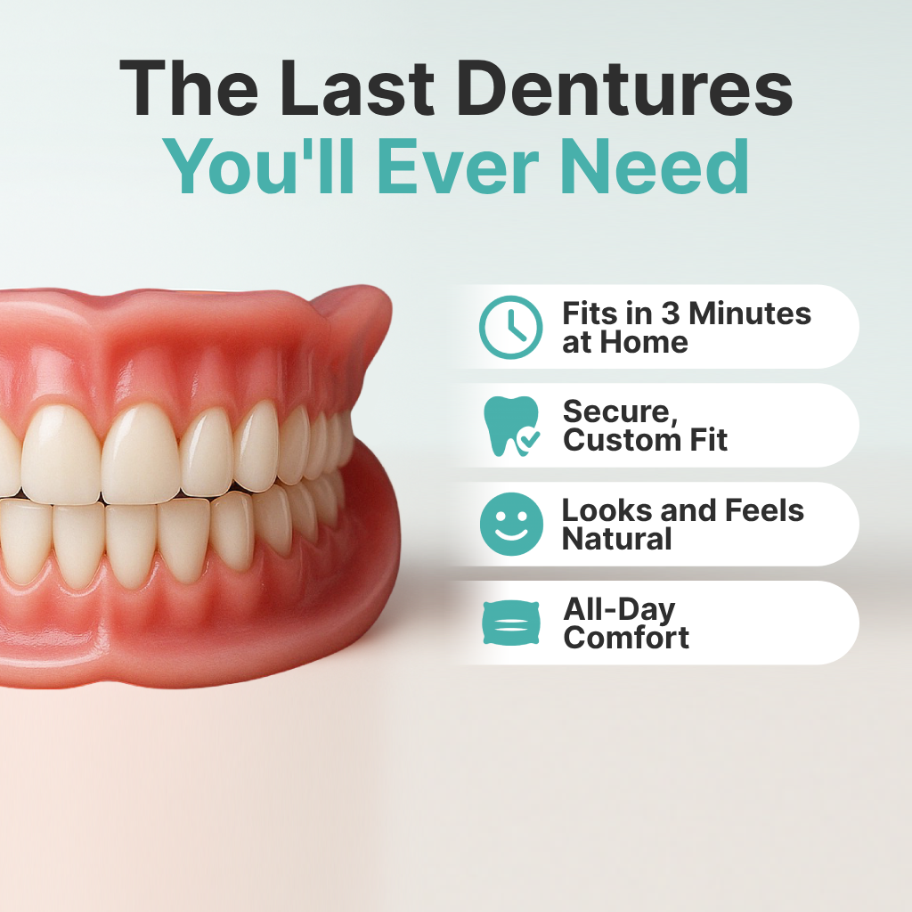 🔥🔥🔥4.8/5 Rated By 8,963+ Customers NEYEROS® Advanced Functional Dentures - Get Your Smile Back With A Secure & Comfortable Fit