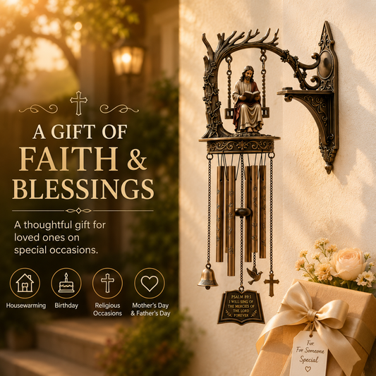 Jesus Reading Wall-Mounted Wind Chime🙏