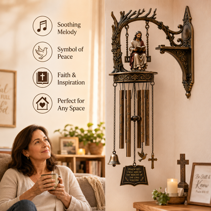 Jesus Reading Wall-Mounted Wind Chime🙏