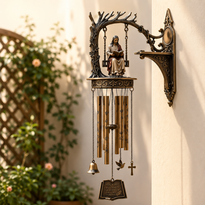 Jesus Reading Wall-Mounted Wind Chime🙏