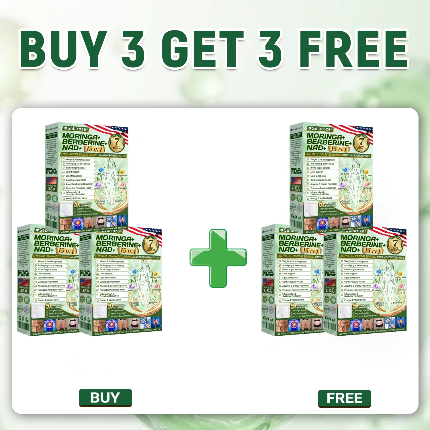 Buy 3 Get 3 Free-Lose up to 54 lb in one month