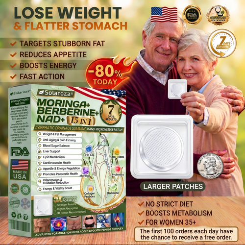 80% OFF | 2026 Upgraded] SolarozaR 5CM Lymphatic Drainage Slimming Patch60% Stronger, 5CM Upgraded Size & 7Day Results-5x Lipolytic Complex: Weight Loss, Lymph Flow, Joints, Sleep & Clarity OFFICIAL STORE