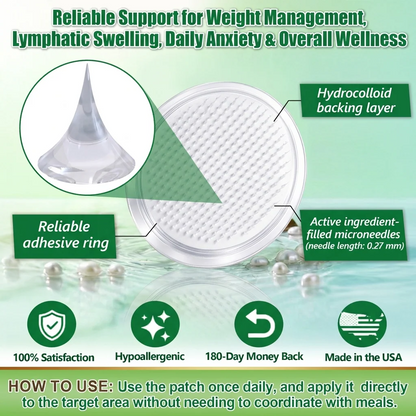 80% OFF | 2026 Upgraded] SolarozaR 5CM Lymphatic Drainage Slimming Patch60% Stronger, 5CM Upgraded Size & 7Day Results-5x Lipolytic Complex: Weight Loss, Lymph Flow, Joints, Sleep & Clarity OFFICIAL STORE