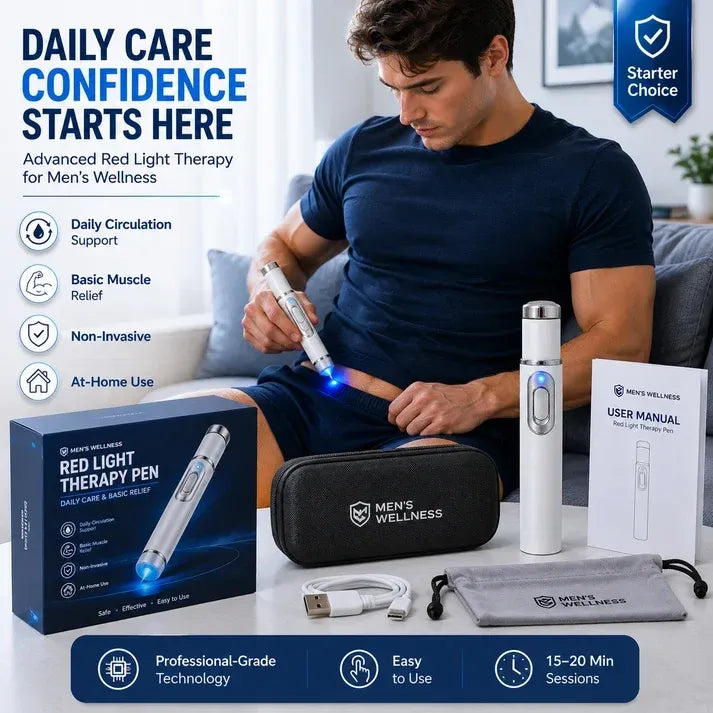 Ultrasonic Shock Wave Therapy Massager——Restore Circulation. Relieve Deep Pain. Rebuild Male Confidence.
