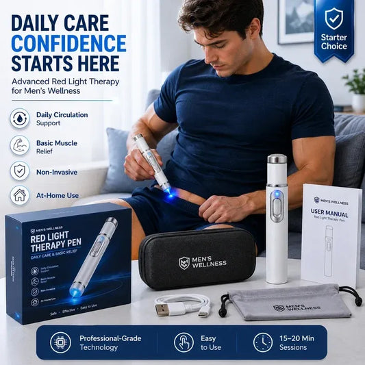 Ultrasonic Shock Wave Therapy Massager——Restore Circulation. Relieve Deep Pain. Rebuild Male Confidence.